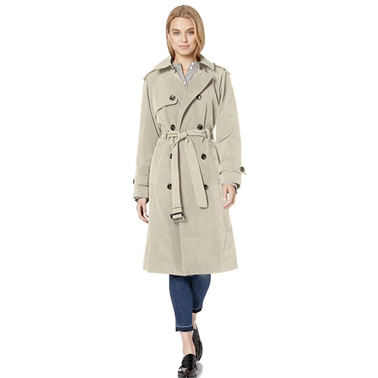中亚Prime会员： London Fog Long Midi Trench 女士中长风衣 图1