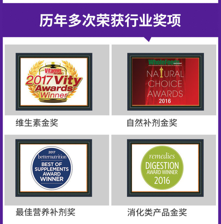美国原产 诺奥 Now 临床级 锌肌肽养胃粉片 60粒*2瓶 强效修复胃黏膜 图8