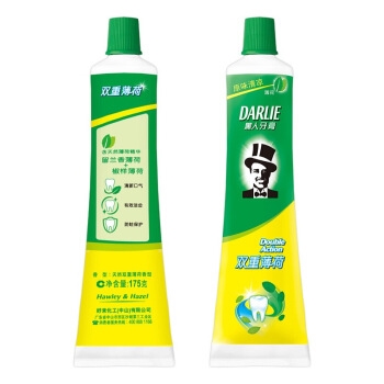 凑单品： DARLIE 黑人 双重薄荷牙膏 120g *2件 图4