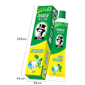 凑单品： DARLIE 黑人 双重薄荷牙膏 120g *2件 图3