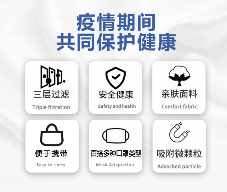 口罩一次性防护垫片50片 现货速发 图3