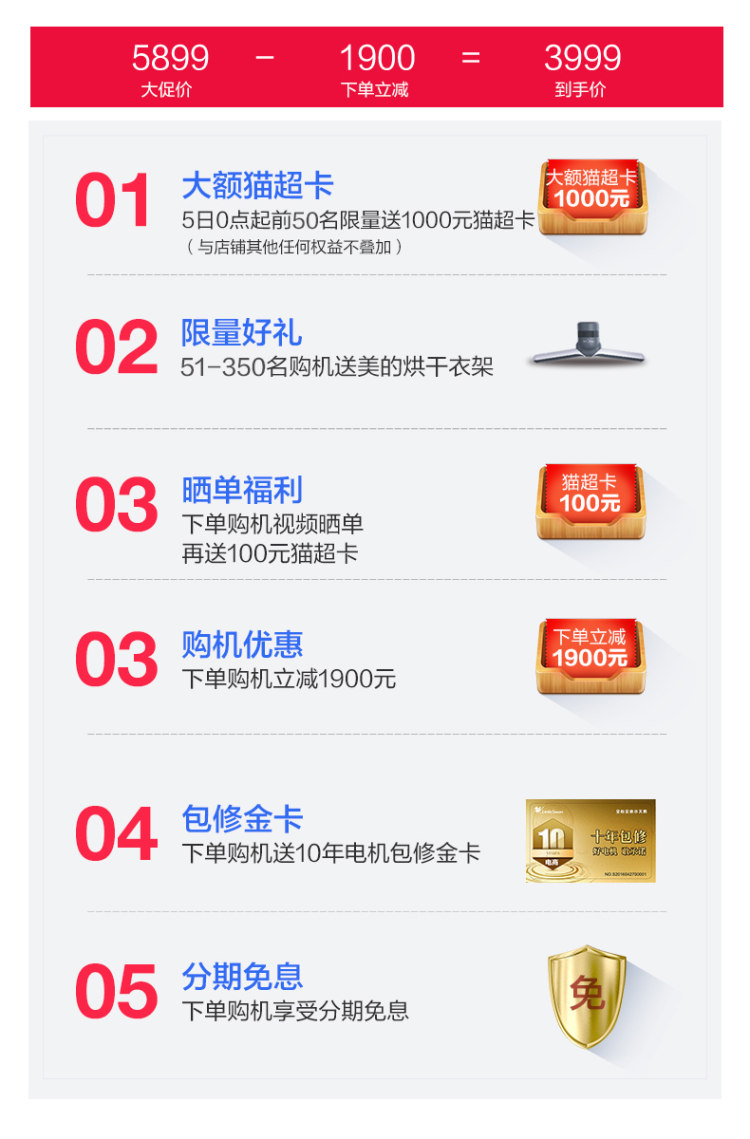 小天鹅 洗烘一体 一级能效 全自动滚筒洗衣机 10kg 图1