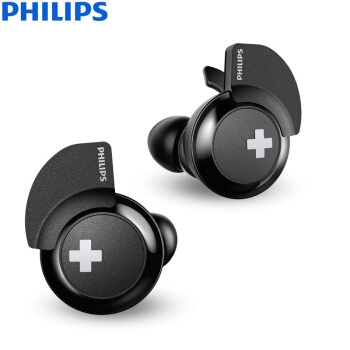 京东PLUS会员： PHILIPS 飞利浦 Bass+ SHB4385 蓝牙耳机 黑色 图1