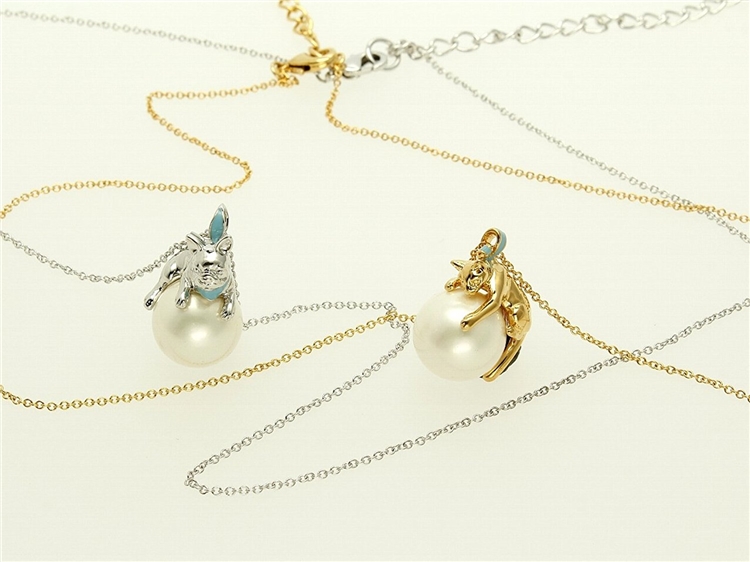 VENDOME BOUTIQUE 女士猫咪珍珠项链 图4