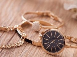 ANNE KLEIN 安妮·克莱因 AK/1470 女款时装腕表手镯套装 图3
