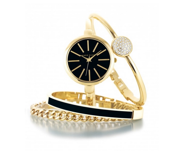 ANNE KLEIN 安妮·克莱因 AK/1470 女款时装腕表手镯套装 图4
