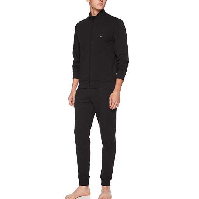 Emporio Armani 男士全拉链毛衣裤 运动休闲套装 图1