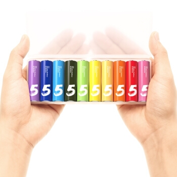 MI 小米 彩虹 碱性电池 5号 10粒 图1