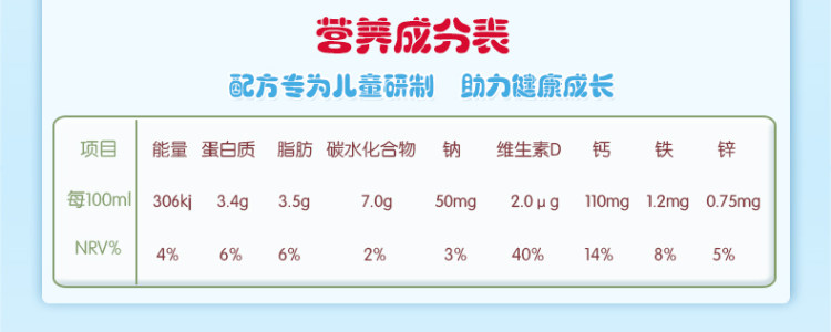 澳洲原装进口 澳牧 儿童成长牛奶  200ml*12盒 图5
