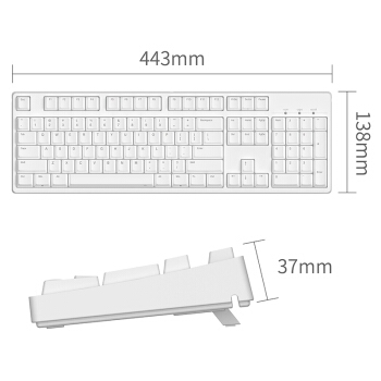 ikbc C104 机械键盘 (Cherry茶轴、PBT) 图3