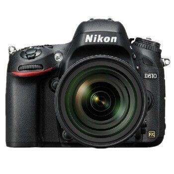 京东PLUS会员： Nikon 尼康 D610 全画幅 单反相机 套机（AF-S 24-120mm f/4G ED VR） 图1