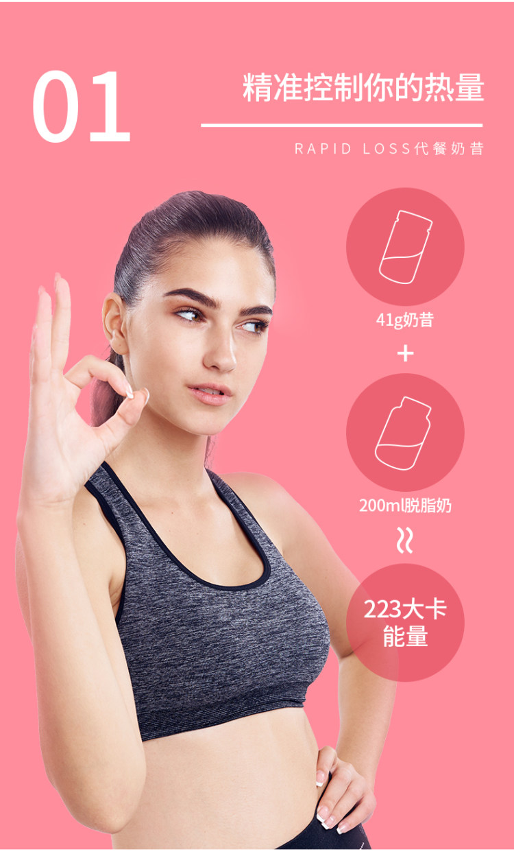 澳洲销量冠军 RAPID 代餐奶昔750g 减肥必备 图2