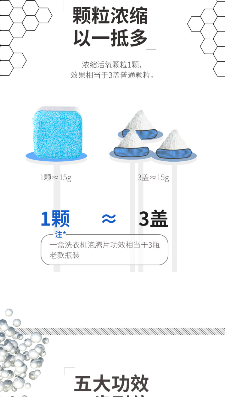洗衣机槽泡腾清洁片12片装 图5