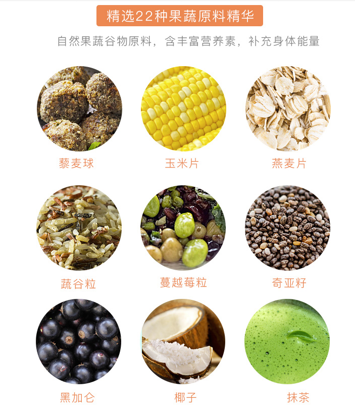 绿瘦 代餐饱腹能量棒 12支 图4