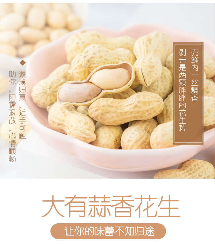 大有 蒜香花生蒜蓉味500g小包装 图3