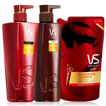 VS 沙宣 修护水养套装（洗750ml+护400ml+补充装200ml） 图1