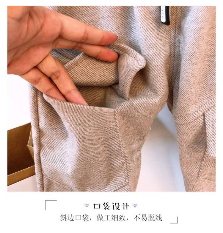儿童休闲工装裤 洋气春款运动长裤 图9
