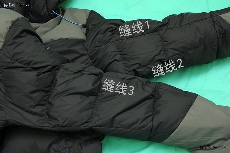 反季清仓 沙乐华 旗舰获奖款 750蓬羽绒P棉混合 8000mm水压 重装冲锋衣羽绒服 图9