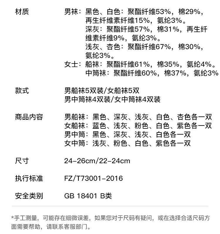 淘宝心选 ha 男女纯棉防臭运动短袜船袜 5双 图11