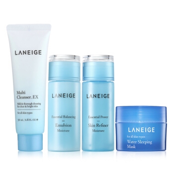 16点开始： LANEIGE 兰芝 水衡透润京东定制礼盒6件套（赠中样4件套） 图5