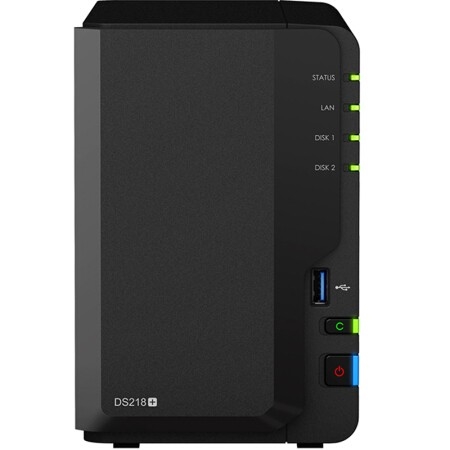 Synology 群晖 DS218+ 2盘位 NAS网络存储服务器 图1