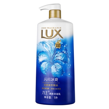 京东PLUS会员： LUX 力士 闪亮冰爽沐浴乳 1000g （赠幽莲魅肤沐浴露350ml） *3件 图5