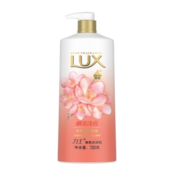 LUX 力士 精油香氛沐浴露 桃花浅香 720g *4件 图2