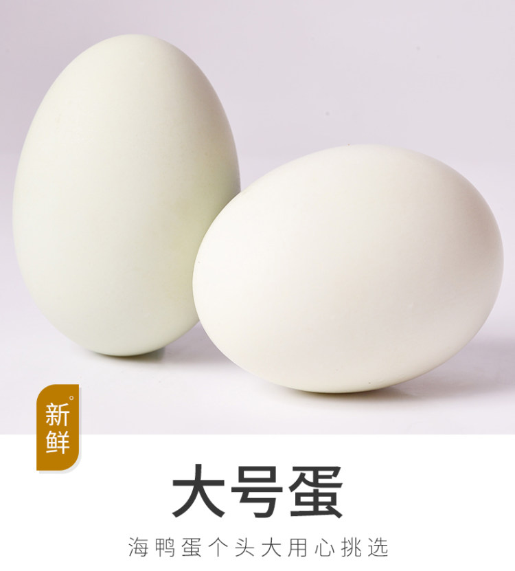 南海宝 流油咸鸭蛋 大个65g*20枚 图3
