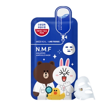 京东PLUS会员： MEDIHEAL 美迪惠尔 恋朋 N.M.F水润保湿面膜 10片装 *3件 图5