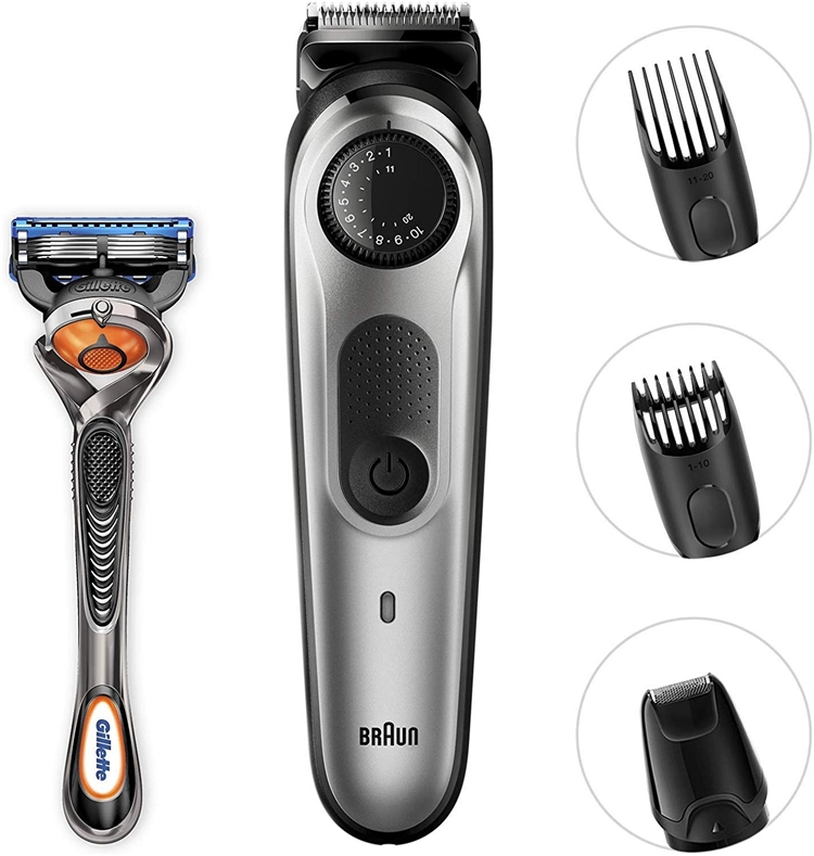 中亚Prime会员： Braun 博朗 BeardTrimmer BT5060 电动胡须修剪器 图1
