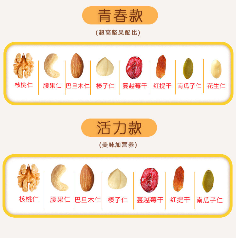 俏美味 每日坚果散装果仁500g 图6