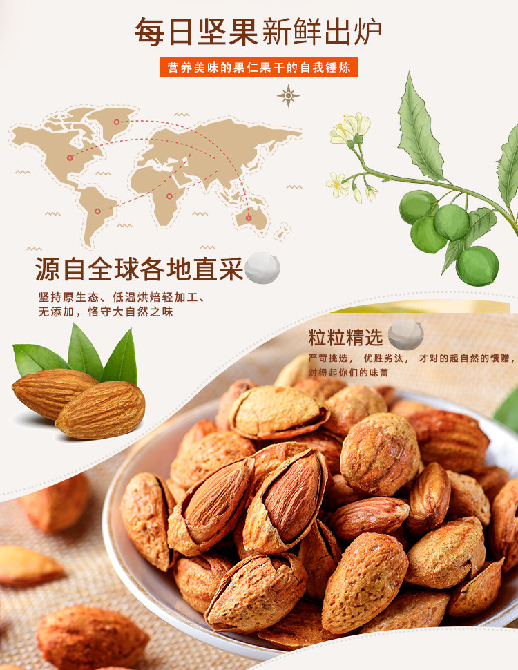 俏美味 每日坚果散装果仁500g 图2