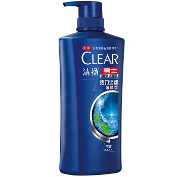 CLEAR 清扬 男士去屑洗发露 清爽控油型 500g *3件 图3