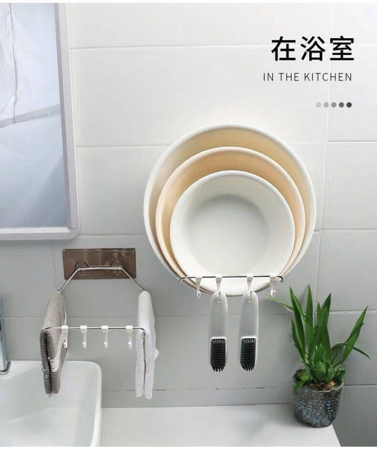 免打孔脸盆架卫生间置物架 图6