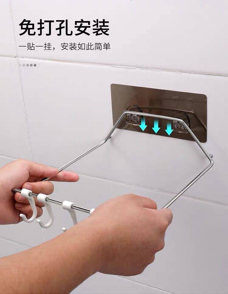 免打孔脸盆架卫生间置物架 图12