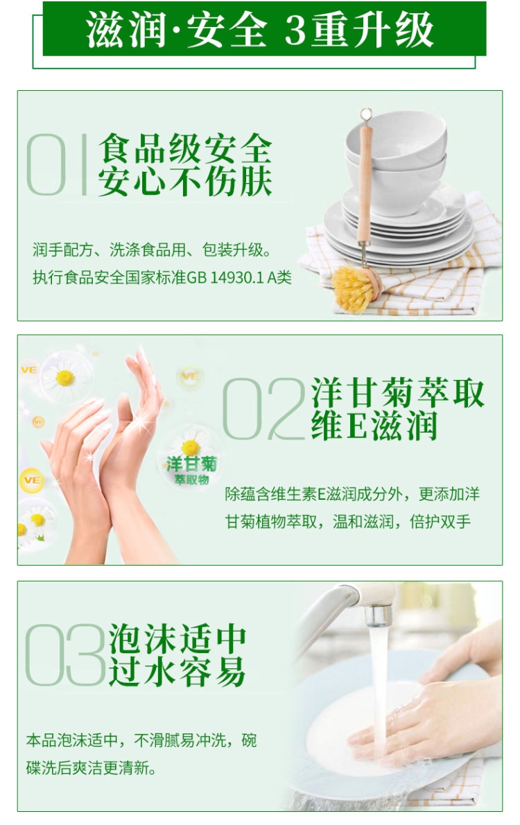 香港 斧头牌 AXE 柠檬洗洁精 1.08kg*3瓶 图5