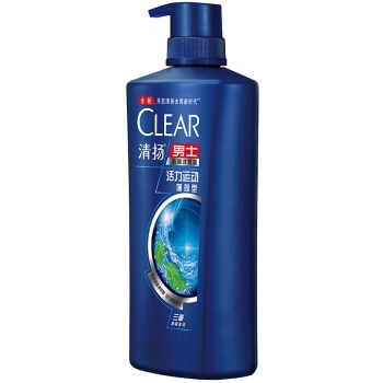 CLEAR 清扬 男士去屑洗发露 清爽控油型 500g *3件 图4