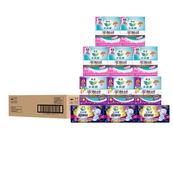 有券的上： Laurier 乐而雅 日夜安心组合11包装（日用25cm8片*5包+夜用30cm4片*3包+夜用40cm4片*3包） *2件 图2