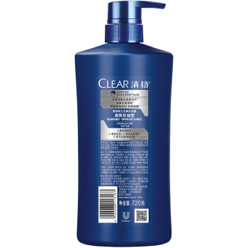 京东PLUS会员： CLEAR 清扬 男士去屑洗发露 清爽控油型 720g *2件 图3
