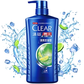 京东PLUS会员： CLEAR 清扬 男士去屑洗发露 清爽控油型 720g *2件 图2