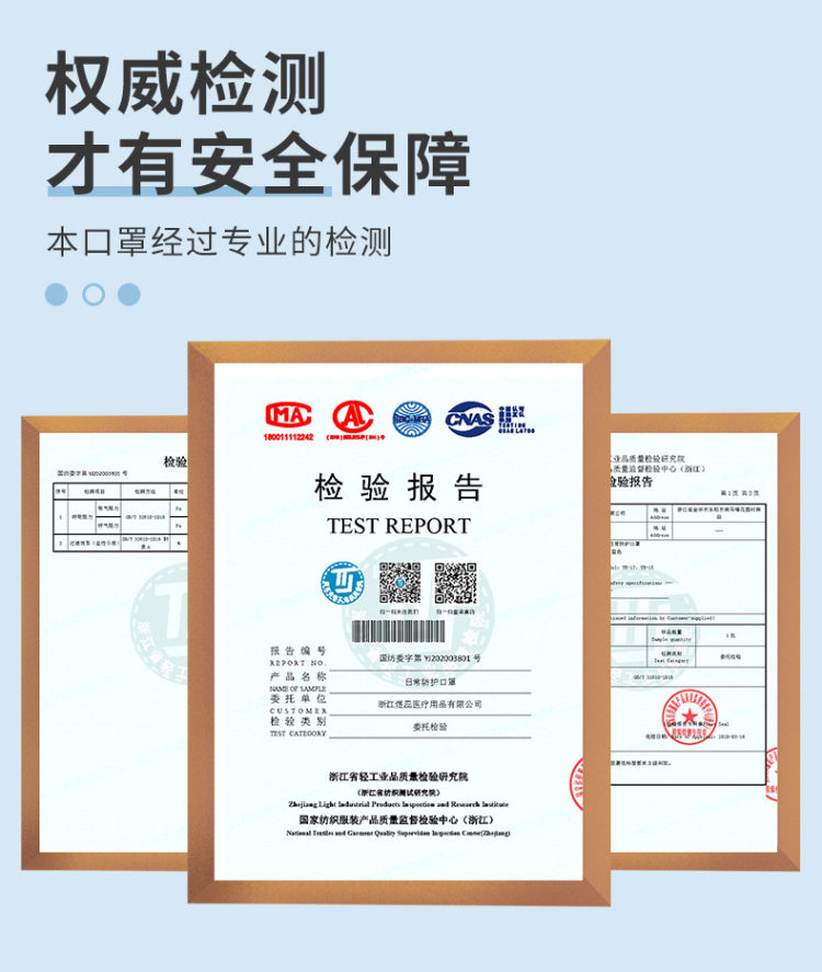 现货 一次性加厚三层含熔喷布过滤层 口罩10只 图3