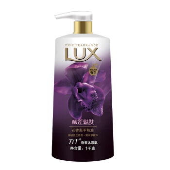 京东PLUS会员： LUX 力士 精油香氛沐浴露套装（ 幽莲魅肤1kg+幽莲魅肤350g+桃花浅香1kg+桃花浅香100g*2） *4件 图2