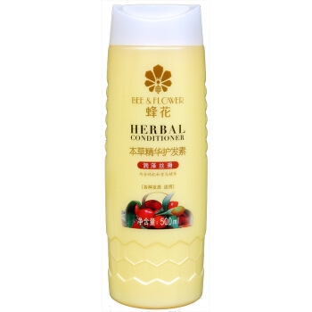 京东PLUS会员： BEE & FLOWER 蜂花 柔顺营养护发素 500ml *5件 图1