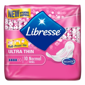Libresse 薇尔 轻曲线 日用卫生巾240mm 10片 *5件 图1
