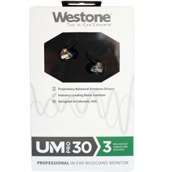 9日0点： Westone 威士顿 new um30 pro 三单元动铁入耳式耳机 图1