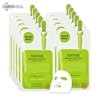 京东PLUS会员： MEDIHEAL 美迪惠尔 茶树面膜 10片 *4件 图1