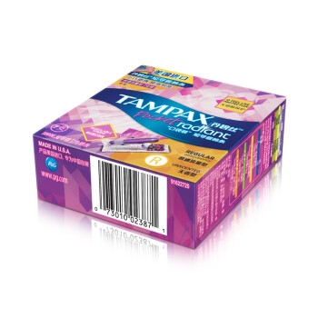 TAMPAX 丹碧丝 幻彩系列 导管式卫生棉条 普通流量型 7支装 *4件 图6