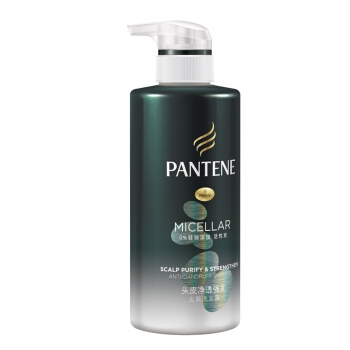 有券的上： PANTENE 潘婷 无硅油净透去屑活性炭洗发水 300ml 图4