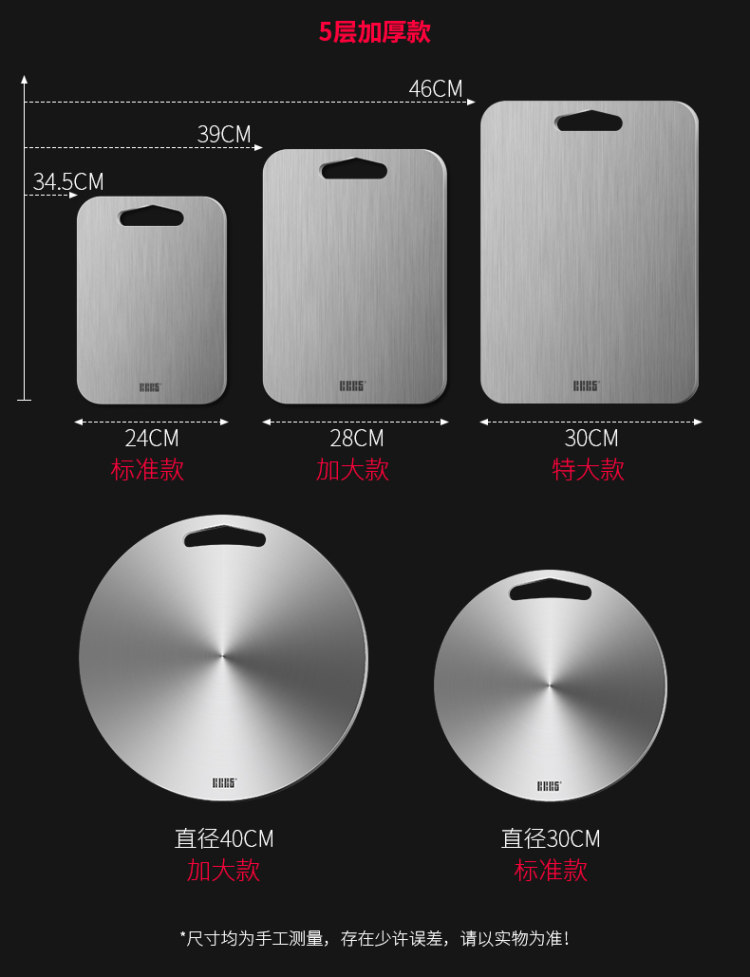 巴本豪森 304不锈钢菜板 抗菌防霉 图5