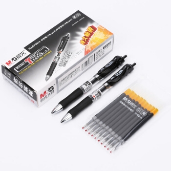 M&G 晨光 K35 按动中性笔 0.5mm 10支笔+10支笔芯 +凑单品 图2